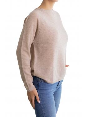 Maglia pura lana a barca  tinta unita 